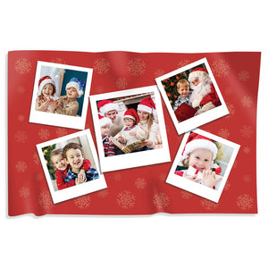 Christmas Blanket Photo Collage