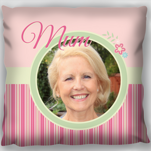 Mum & Flowers Cushion